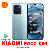 XIAOMI POCO C85 original smart phone 6000mAh/8GB+256GB memory/support GPS/NFC Smart phone