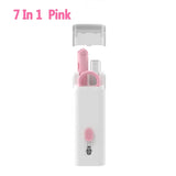 7 in 1 Laptop Keyboard Cleaning Kit Computer Keyboard Cleaner Brush Earphones Cleaning Pen For AirPods iPhone Keycap Puller Set