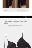 MOYISU Desire Triangle Cup Women Summer Thin Small Chest Gathered To Show A Large Pair of Breast Anti-sag No Underwire Bra Women