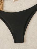 Halter Triangle String Bikinis 2026 Women Sexy Swimsuit Solid Starfish Swimwear Female Bathers Bathing Swimming Swim Suit