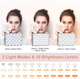LED Portable Clip-on Selfie Light; Video Conference Lighting, 3 Lighting Modes, Suitable for iPhone Camera Laptop