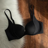 MOYISU Anti-Sag Full Coverage Bra Small Bust | Wireless Push Up Lift | Seamless Bralette for Summer Cooling Comfort CA Underwear
