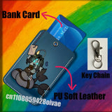 P-Pressure Sebastian Solace For ID Clips Credit Bank Bag Bus Meal Card Holder Cover Pocket Ornament Keychain
