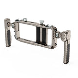 Universal Smartphone Video Rig with Handles 67mm Filter Adapter Phone Cage for iPhone 14 13 15 Pro Max Samsung S23 Ultra