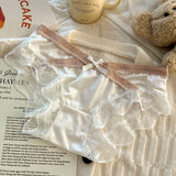 Sexy lace panties pure lust bow comfortable low waist girl briefs