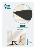 New Solid Color Pointed-toe Buckle-back Empty High-heeled Sandals for Women in Spring/Summer 2026