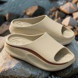 2026 New Men Indoor Street Slippers Summer House Platform Shoes Soft EVA Thick Sole Anti-slip Male Home Beach Leisure Slides