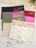 Summer Seamless Panties 8PCS/Set Women's Smooth Elastic underwear Love Heart Accent Female Soft Solid Thin