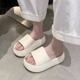 Summer Eva Chunky Platform Slippers Women Comfortable Soft Thick Bottom Sandals Woman 2025 Non Slip Beach Flip Flops Female
