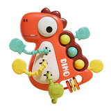 Pull String Sensory Toy Silicone Montessori Baby Teether