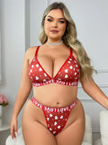Sexy and comfortable large size bra set without underwire summer thin anti-sagging adjustable underwear set 4XL ultra-thin