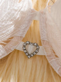 White sexy lingerie set, an experience of daily intimate life that is both pure and exudes allure ZA824031