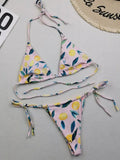 2025 Polka Dot Mini Micro String Bikini Women Swimsuit Female Bikinis Brazilian Swimwear Two Pieces Bikini Set Bathing Suit Swim