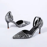 Fashion Women Sandals New Summer Crystal Buckle Pointy Toe High Heels Sexy Party Hollow Stiletto Female Shoes