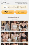 MOYISU Desire Triangle Cup Women Summer Thin Small Chest Gathered To Show A Large Pair of Breast Anti-sag No Underwire Bra Women