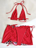 XS - L Two-side Wearable Reverside Bikini Women Swimwear Female Swimsuit Three-pieces Bikini Set Bathing Suit Swim Beachwear
