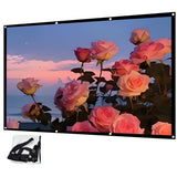 Portable projection screen 120 inches. Projection screen suitable for high-definition projectors.