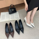 Pointed Toe Pumps Street Style High Heels Women Sexy Banquet Party Shoes for Women Rhinestone Shallow Elegant Designer Shoes New