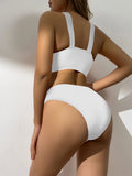 2026 Bowknot Sporty Bikinis Solid Swimwear Female Sexy Swimsuit Women Bathers Bathing Swimming Swim Suit Beachwear