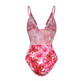 3D Flower One Piece Swimsuit and Skirt 2025 Sexy Swimwear Women Push Up Bodysuit Monokini Swim Suit Bathing Suit Beachwear