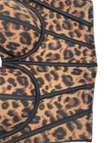 Fishbone Corset Cross-Border European and American Leopard Print Spicy Girl Tank Top Sexy Inner Wear Camisole High-End Outerwear Bra