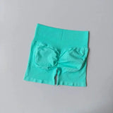 Women's High-Waisted Yoga Sports Shorts Summer Stretch Hip-Lifting Abdominal-Tightening Fitness Three-Part Shorts