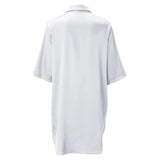 New Women's Solid Color Silky Comfortable Soft Pajamas Sexy Short Sleeve Nightshirt Smooth & Skin-Friendly Home Sleepwear Lounge