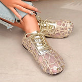 Summer Women Flats Shoes Sequins Design Casual Fashion Women Sandals Plus Size Women Shoes