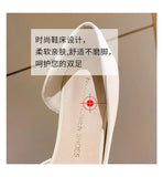 2026 New Thin Heels Pumps Women Blue Elegant Slip-On Party Shoes Woman Summer Pointed Toe Solid Color High Heels Shoes
