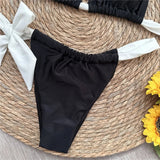 Halter Bikini 2024 Sexy Women Swimsuits Female Swimwear Micro Bikini Set Brazilian Biquini Swimming Suit Solid Beachwear