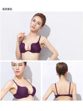 U-Back Push-Up Bra - Backless Deep U Bralette, Non-Slip Thickened Straps Smooth Invisible Design, Large Bust Support for Dresses