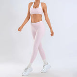 Women's Yoga Sets Fitness Sports Gym Slim Fit Hip-lifting Beautiful Back Suits Workout Casual Running Training Sets