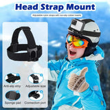 360° Rotate Climbing Cycling Phone Stand Bike Motorcycle GPS Live First-Person-View Camera/Mobile Phone Holder With Chest Strap