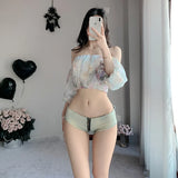 Summer Sexy Hotpants Women's Elastic Low Waist Denim Shorts Female Streetwear Club Bra Sexy Mini Jean Hot Pants Charming 13O1