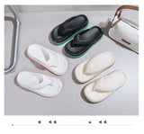 Woman Beach Flip Flops Fashion Summer Shoes 2025 Trend Girls Platform Sandals Soft EVA Non-slip Female Indoor Outdoor Slippers