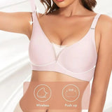 Women's Seamless Bra 3/4 Cup Thin Molded Cup Bra Thin Flattering Plus-size Soft Support Push-up and Comfortable Breathable Bra