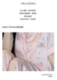 Women's padded pajamas spring and summer three-piece silk home clothes can be worn outside