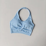 Women's Shock-Absorbing Yoga Sports Bra Beauty Back Design Integrated Neck Hanging Training Fitness Fitness Bra