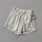 Women's Summer Sports Fitness Short Quick Dry Loose Anti Glare with Pocket Style New Pants