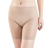Women's Seamless Shorts Safety Pants High Waist Large Size Mesh Thin Boxer Panties Anti Friction Under Skirt Shorts Underwear