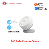 Zigbee 24G Mmwave Radar Presence Sensor Human Detector Motion/Static Detection For Tuya Z2M Smart Home Security Automation Alarm