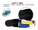 Summer Women Slipper High Block Heels Mules Party Club Ladies Mixed Color White Outdoor Slip-on Square Toe Shoes
