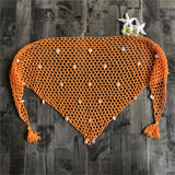 7 Colors Hollow Out Crochet Knitted Sarong Pareo Beach Cover Up Cover-ups Beach Dress Beach Wear Beachwear Female Women V7010