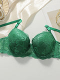 2-piece hot selling lace gathering and lifting bra set sexy women's bra underwear A2123