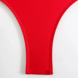 2026 Halter Swimsuit One Piece Backless Solid Swimwear Women Bathers Bathing Swimming Swim Suit Padded Beachwear Summer