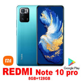XIAOMI Redmi Note 10 pro 2400x1080 resolution 8GB +128GB fashion smart phone NFC