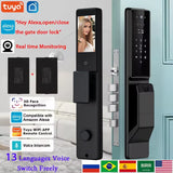 YKESDL Alexa Voice Control Smart Door Lock With Camera