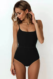 DEKA Solid One Piece Swimsuit Female Swimwear Women Cut Out Bathing Suits Summer Beach Wear Sport Swimming T Shirt Monokini