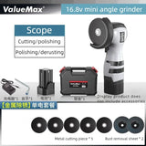 16.8V Cordless Electric Angle Grinder 9000r/min Lithium Battery Mini Polishing Grinding Machine Diamond Cutting Power Grinder