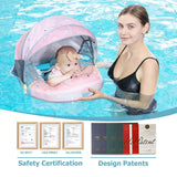 Mambobaby No Inflation Safe Harness Baby Swim Ring Pool Float